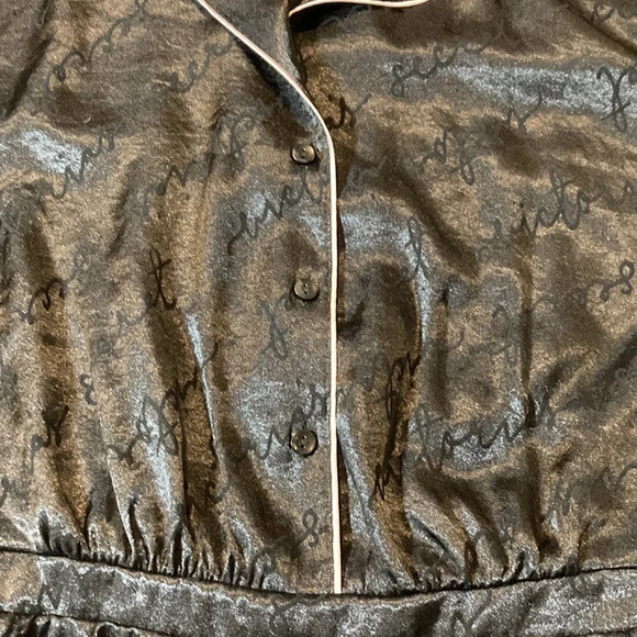 NWOT Victoria’s Secret Black Signature Sleep Romper S - Picture 14 of 16